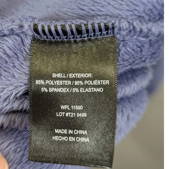 32 Degrees Heat Sleepwear Plush Hooded Lounger Robe S M Purple - Picture 7 of 9